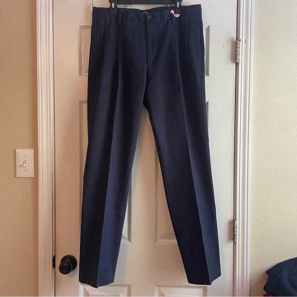 Nautica Slim Fit 32x34 Navy Dress Pants - Picture 1 of 15